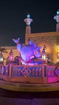 ディズニーシー、アラビアンコースト ナイトシーン‼️ジーニー25周年の輝き✨✨✨