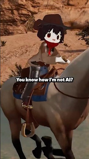 Jonny got called AI again, then she wanted the face reveal 😤🤖