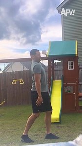 Exit velocity of 109 MPH with a launch angle of 45 🤣 #afv #baseball #funny | America's Funniest Home Videos