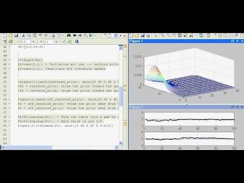 Tutorial: recursive Bayes with MATLAB example part3, by Student Dave