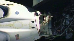 SpaceX Capsule Departs Space Station Carrying Astronauts Back Home