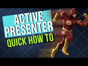 Active Presenter 8 - QUICK HOW TO - Best Free Screen Recorder and Video Editor (2022)