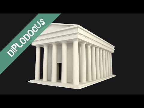 Parthenon V.2 | Blender - Modelado