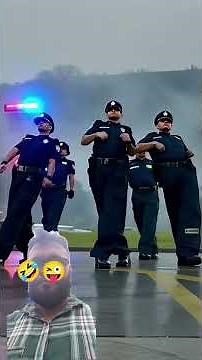 🇺🇸 U.S. Police Officers Dance to "Blurred Lines" – Viral Street Performance! #dance #police