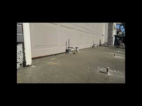 Concrete Driveway Lifting Foam Jacking Example by TCB Foam Solutions
