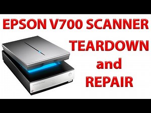 Epson v700 Teardown and Slider Repair. Scanner Disassembly a Little too Much. Wanna See the Sensor?.