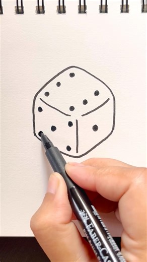 How to draw a dice | easy drawing for kids #simple #artforkids #stepbystep #kidsvideo #diy #kidstv