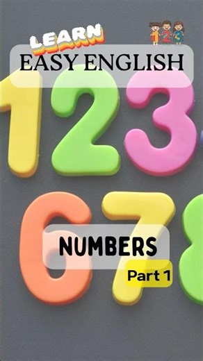 🔢 Easy English Numbers pt. 1🔢 |Learn English for Beginners #esl 🇺🇸