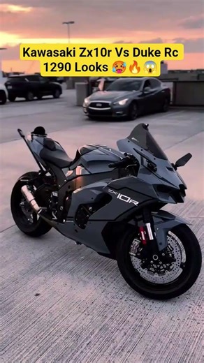 Kawasaki Zx10r Vs Duke 1290c Looks Omg 🥵😨