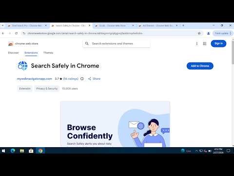 Search Safely in Chrome browser-hijacking extension removal solution.