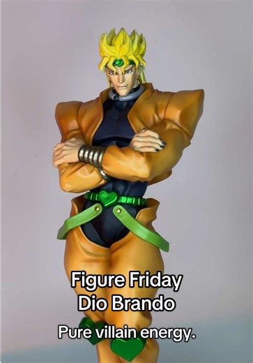 Figure Friday 🩸Unboxing Dio Brando. The sculpt, the pose, the presence… perfect 👌🏽 #figurefriday #diobrando #jojosbizarreadventure #animefigure #figureunboxing