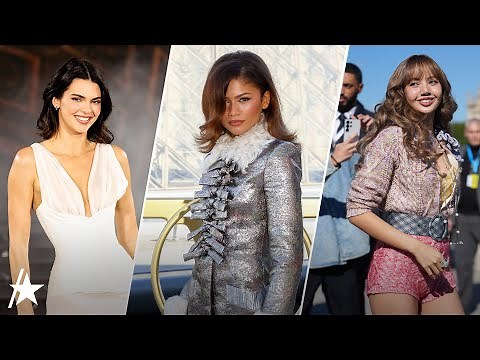 Zendaya, Kendall Jenner & Lisa's Stunning Paris Fashion Week Looks