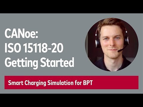 CANoe: ISO 15118-20 Getting Started - Smart Charging Simulation for Bidirectional Power Transfer
