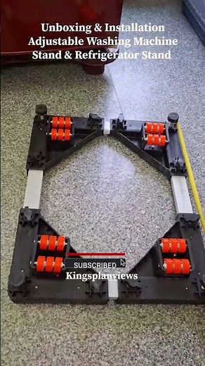 Adjustable Washing Machine Stand|#washingmachine #stand #adjustable #home #youtubeshorts #shorts #yt