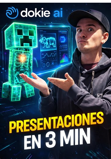 ¿Te imaginas crear una presentación profesional en solo 3 minutos y que esté hecha entera con inteligencia artificial? 🤯 Eso es exactamente lo que he probado en este vídeo con Dokie AI y es una auténtica locura. Con esta herramienta puedes generar una presentación completa desde cero usando IA, pero lo más impresionante es que puedes pedir cambios sin que se rompa el diseño. Cambiar textos, estructura, colores o estilo es tan simple como escribirlo. La IA lo entiende y lo rehace todo manteniend