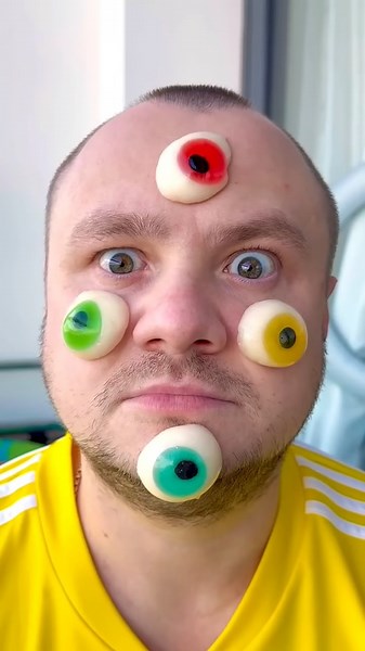 what ah oh with jelly eyball #funny#comedy#f...#shorts
