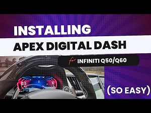 Installing the APEX Digital Dash on an Infiniti Q50/Q60 (TOLD YOU it was easy!)