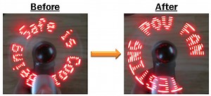Hacking an LED POV Fan