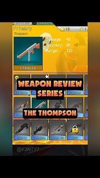 Weapon Review - Thompson [Roblox Ready 2 Die / R2D]