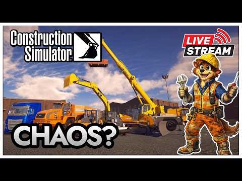 🔴 OPERATING HEAVY MACHINERY… What Could Go Wrong? Construction Simulator Gameplay