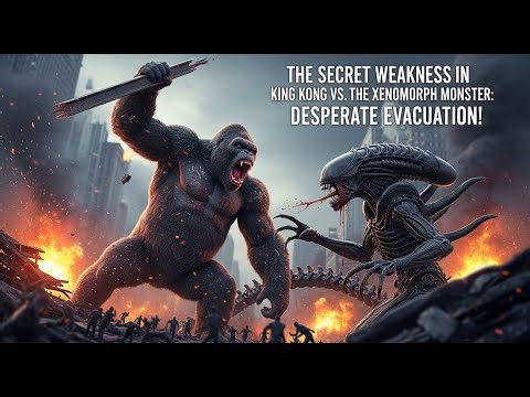 The Secret Weakness in King Kong vs the Xenomorph Monster Desperate Evacuation