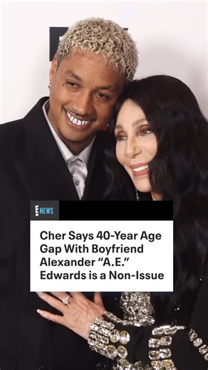 1.2M views · 9.3K reactions | Cher doesn’t need to turn back time and close the gap in her and Alexander “A.E.” Edwards’ ages. https://enews.visitlink.me/rhUWK5 | E! News | Facebook