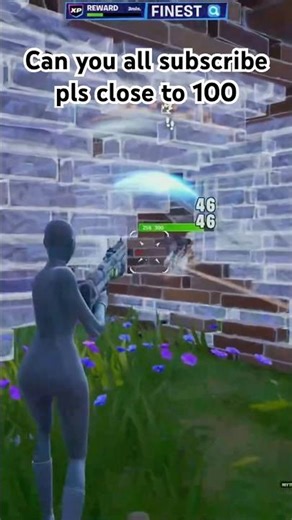 How many times can I hit 46 #shorts #fyp #fortnite #viral #gaming