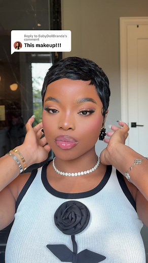 Replying to @BabyDollBranda makeup deets ♣️✨ #makeupinspo #trending