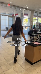 Do not leave your phone unattended at work 🙄 #AutoNationToyotaWinterPark #Work | AutoNation Toyota Winter Park