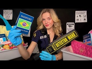 ASMR Sassy Airport Security Roleplay ✈️🚨 (TSA Bag Check)