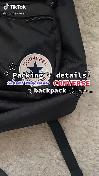 Converse Backpack Review and Styling for Back to School | Grunge Aesthetic