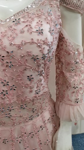 Indian maxi with can can mirror work #youpage#foryou