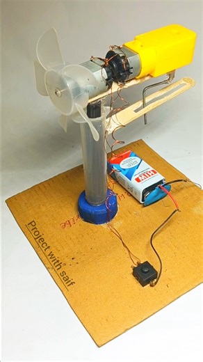 Dc motor moving fan #dcmotor #fan #electric #experiment #youtubeshorts