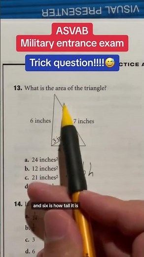 ASVAB AFQT Math Knowledge practice answers 13