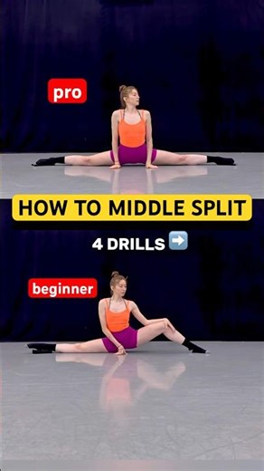 4 Secret Stretches for a Deeper Middle Split!😎 #flexibility #stretching #shorts #yogapractice