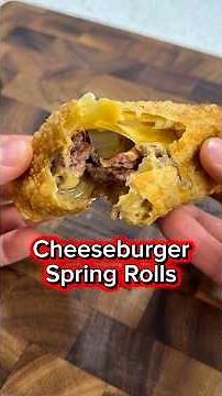 Cheeseburger Spring Rolls from Disney World