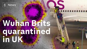 The coronavirus reaches British shores. More than 80 Britons have been flown back from Wuhan in China to spend two weeks in quarantine. Meanwhile in Newcastle two people from the same family are receiving specialist treatment in hospital tonight after testing positive for coronavirus. | Channel 4 News