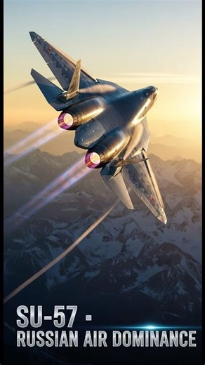 Russia Has Su-57 Stealth Fighter Most Advanced Jet | Ultra Realistic 4K Combat. #militaryaircraft