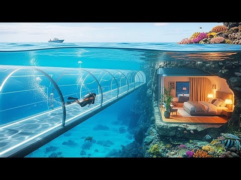 $975M US Military Secret Underwater Cave House Nobody Was Supposed to See (ASMR)