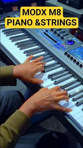 Yamaha MODX M8 Piano and Strings Sound Demo