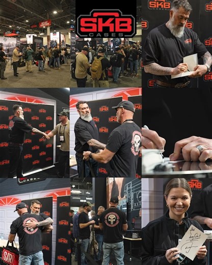 Yesterday was one for the books with Marcus Luttrell at the SKB booth. SHOT Show isn’t over yet — come see us at Booth 13070! https://bit.ly/4qZgJDH #skbmarcusluttrell #skbatshot #SHOTShow #SHOTShow2026 #2026SHOTShow #ThisIsYourSHOT #nssf | SKB Sports