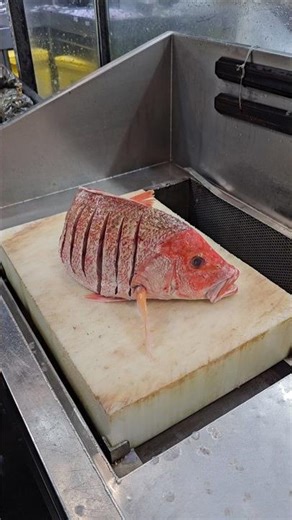 Queen Red Snapper Fish Cutting Skills#shorts