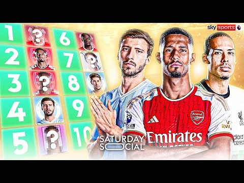 Ranking the 10 BEST centre-backs in the Premier League right now… 🔥 | Saturday Social