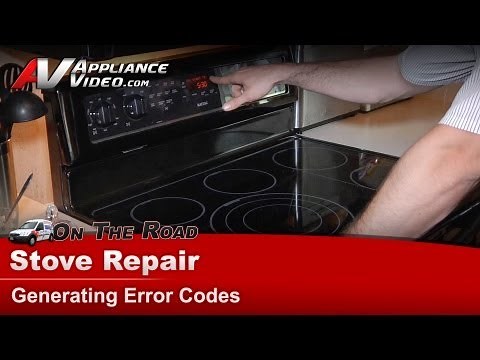 Whirlpool Stove Repair - Not Baking and Generating Error Codes - Electronic Control