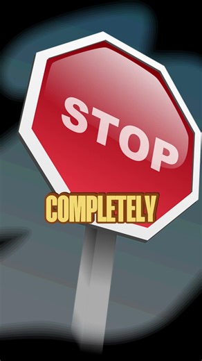 Stop Sign – A clear warning to halt and stay safe #drivingregulations #roadmarkings #roadsigns