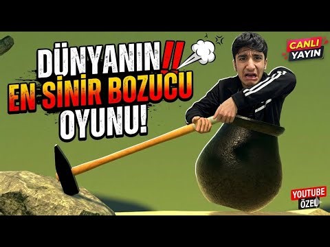 Dünyanın EN Sinir Bozucu Oyunu! Getting Over İt