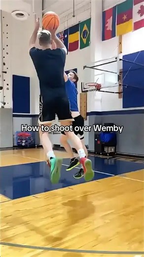 Wemby can’t block this shot