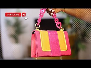 Mini faux leather purse tutorial | Eris Atelier