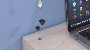 Cable Routing Kit for Starlink, Cable Mounting Kit, Starlink Accessories, Wall Grommets for Cables, Cable Wall Pass Through for 1 Inch Wall Hole and Furniture Wire Hole (2 Pack Black)