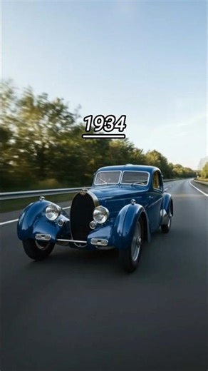 Bugatti Evolution 1924 → 2025 | 100 Years of Speed Transformation